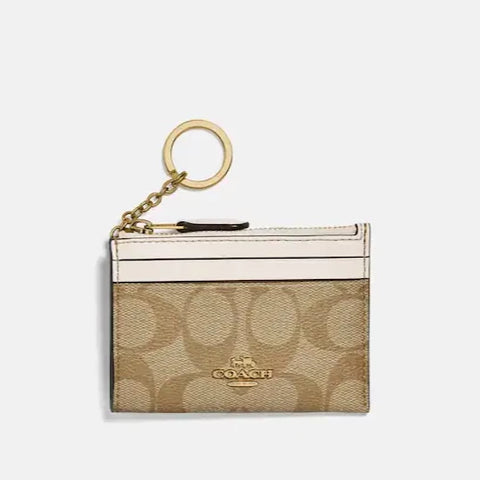 Mini Skinny Id Case In Signature Canvas