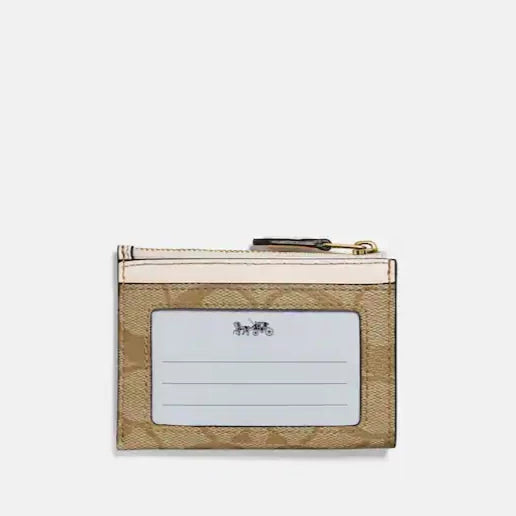 Mini Skinny Id Case In Signature Canvas