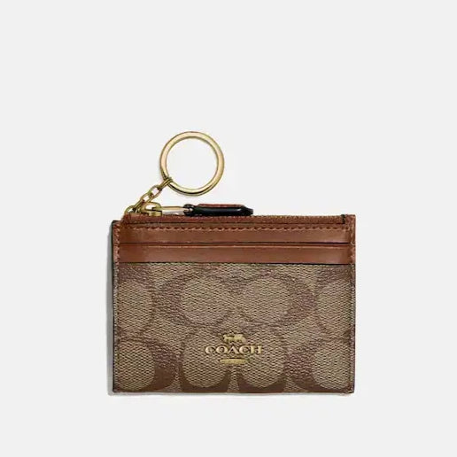 Mini Skinny Id Case In Signature Canvas