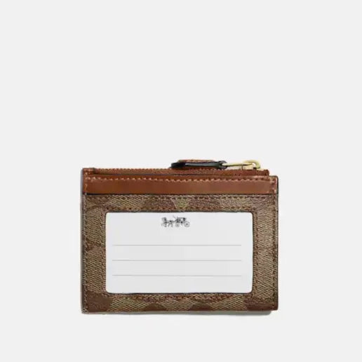 Mini Skinny Id Case In Signature Canvas