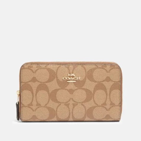 Medium Id Zip Wallet In Signature Canvas